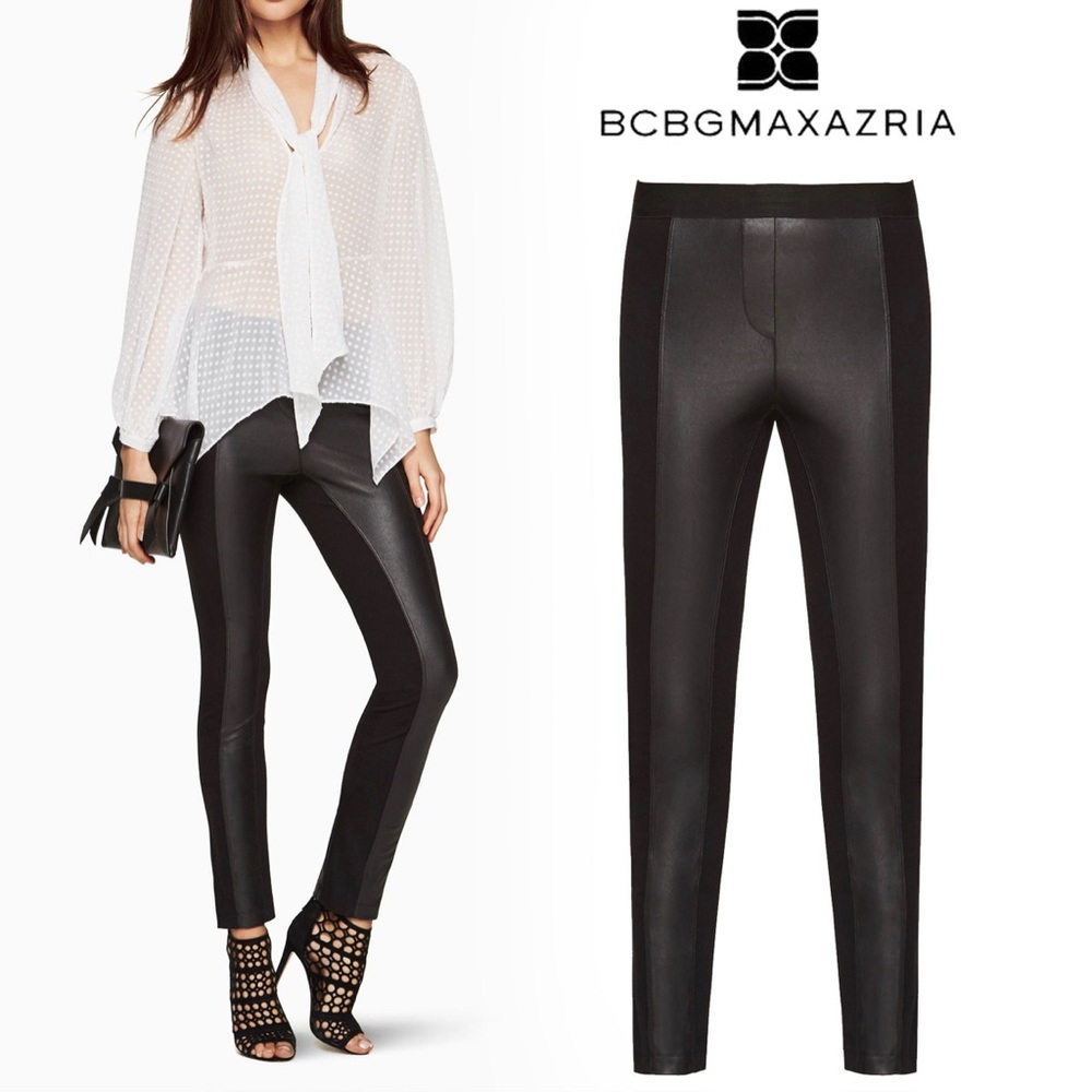 BCBG Maxazria Leather Pants